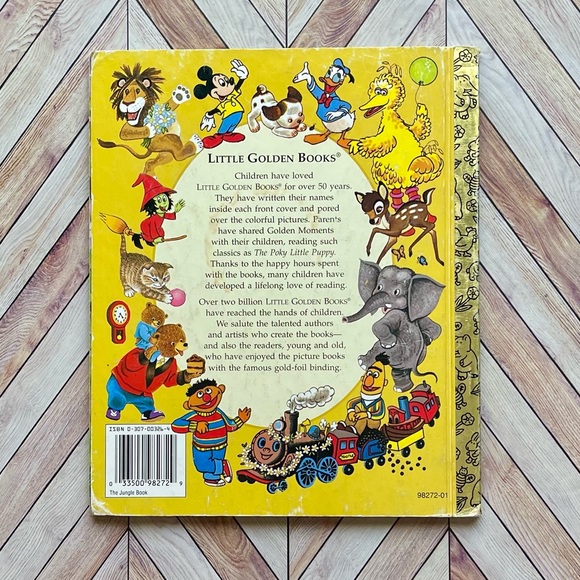 1997 Vintage Children’s Book Walt Disney’s The Jungle Book A Little Golden Book - Picture 2 of 3